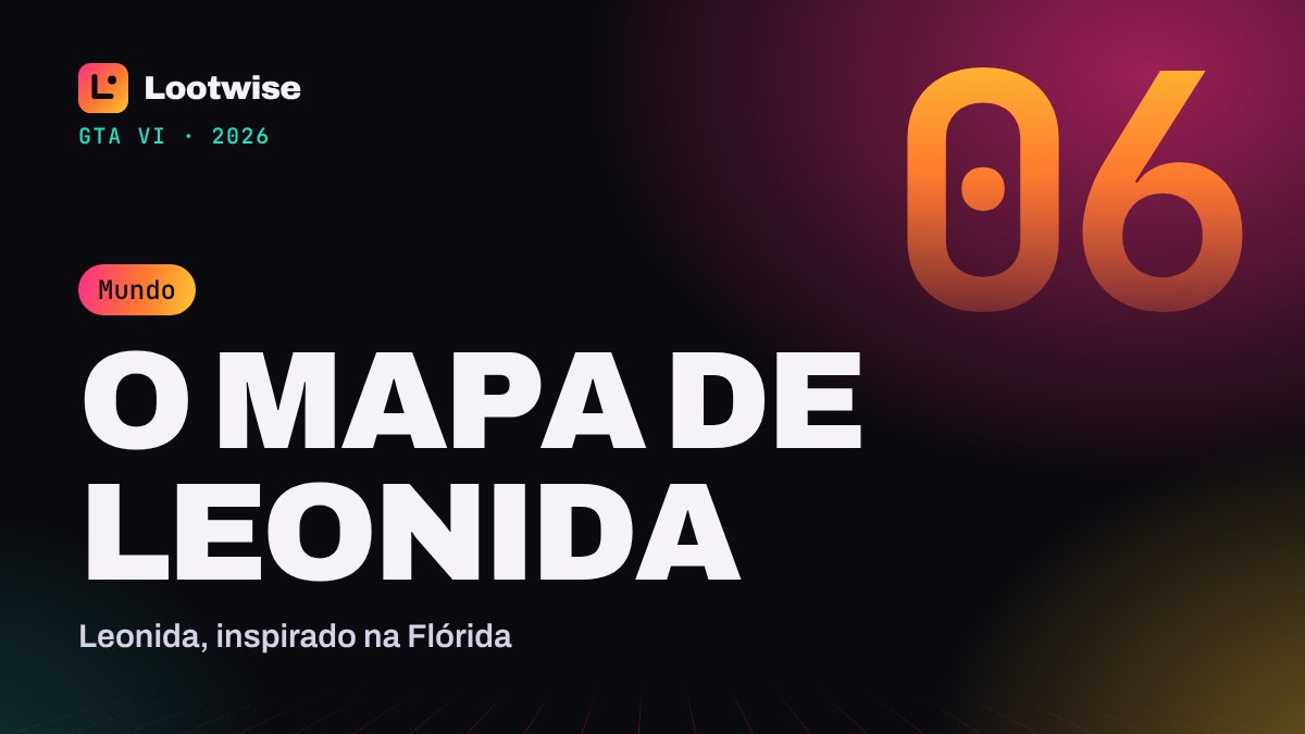 Mapa de GTA 6: todas as regiões confirmadas de Leonida